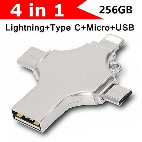 Dual USB Flash Drive with OTG Support – USB-A & USB-C/Micro-USB, High-Speed Portable Storage