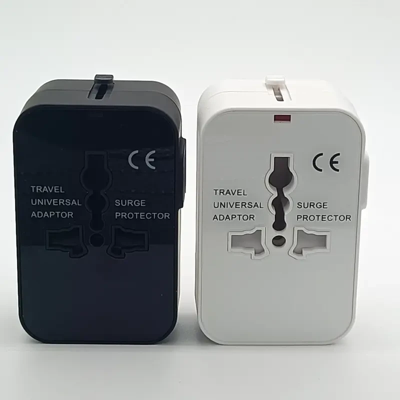 Universal Travel Power Adapter – Worldwide AC Plug Converter with USB Ports for International Travel
